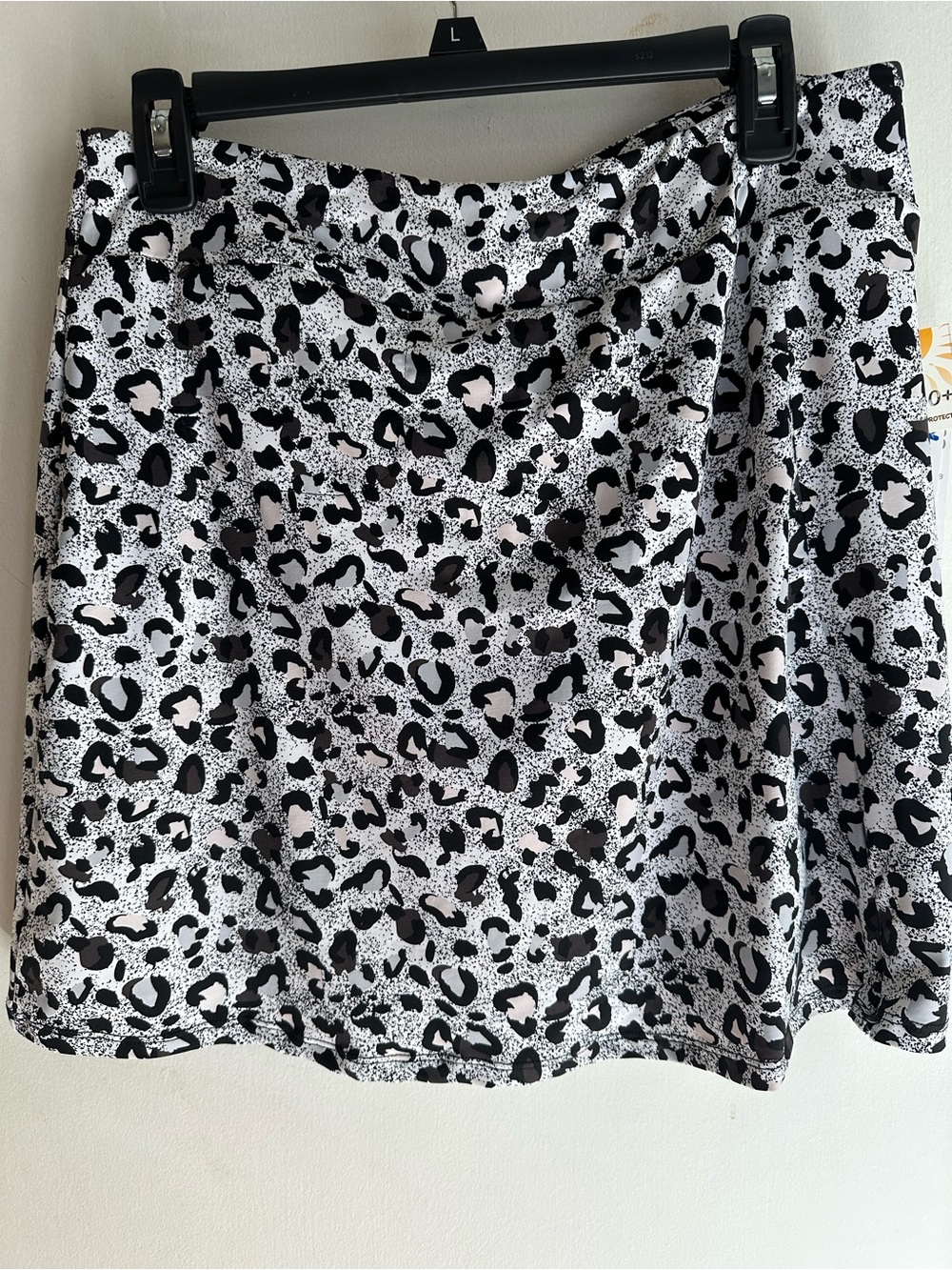 Lulu-B Skort Womens M Leopard Animal Print UPF 50+ Cooling Golf Tennis NWT